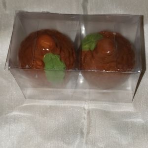 A set of Fall Ceramic Salt & Pepper Shakers
